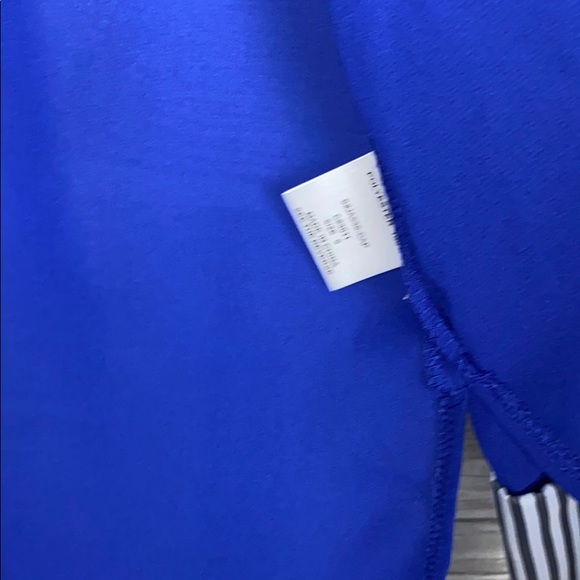 Navy Short Sleeve Blouse - Picture 6 of 8